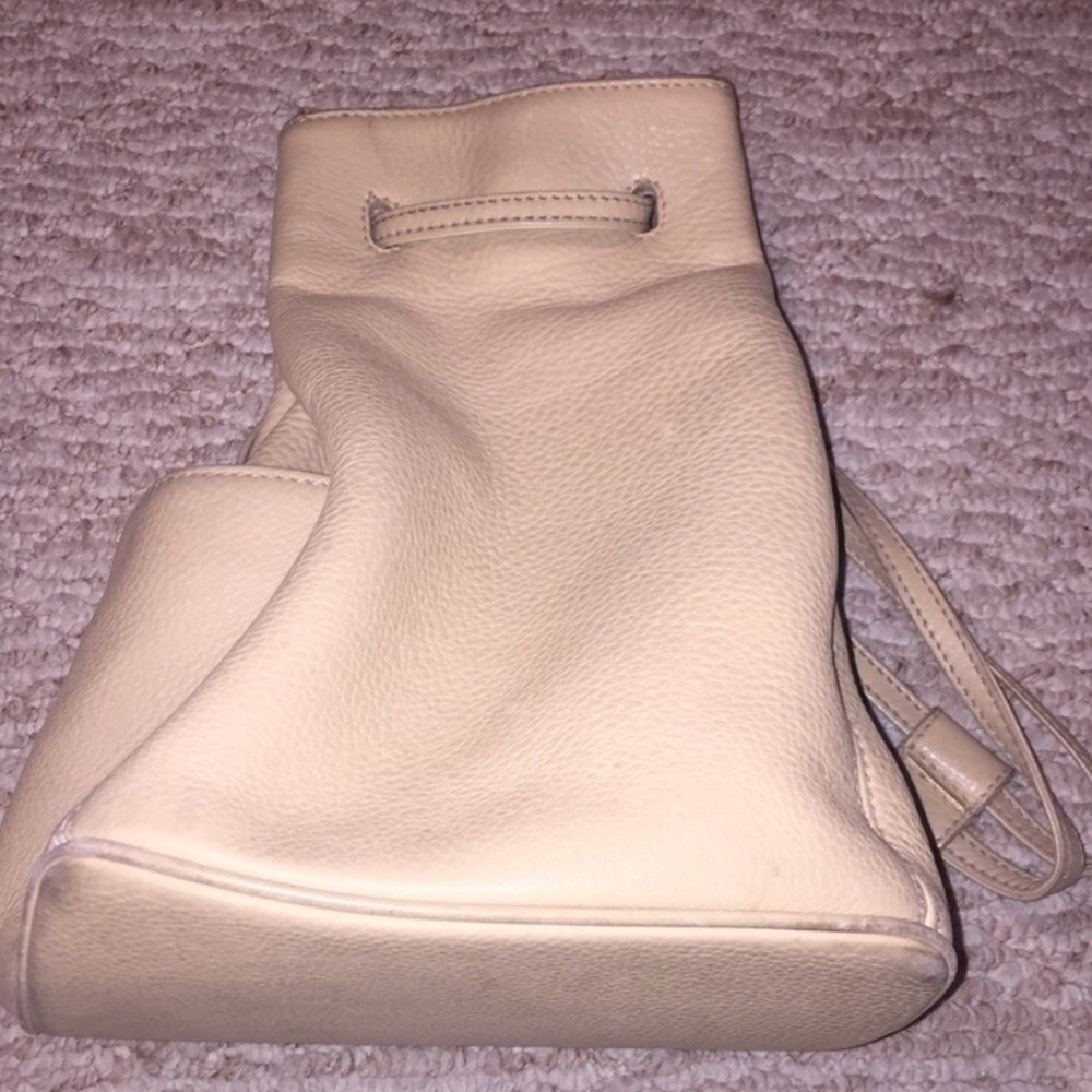 Authentic Coach Leather Backpack taupe